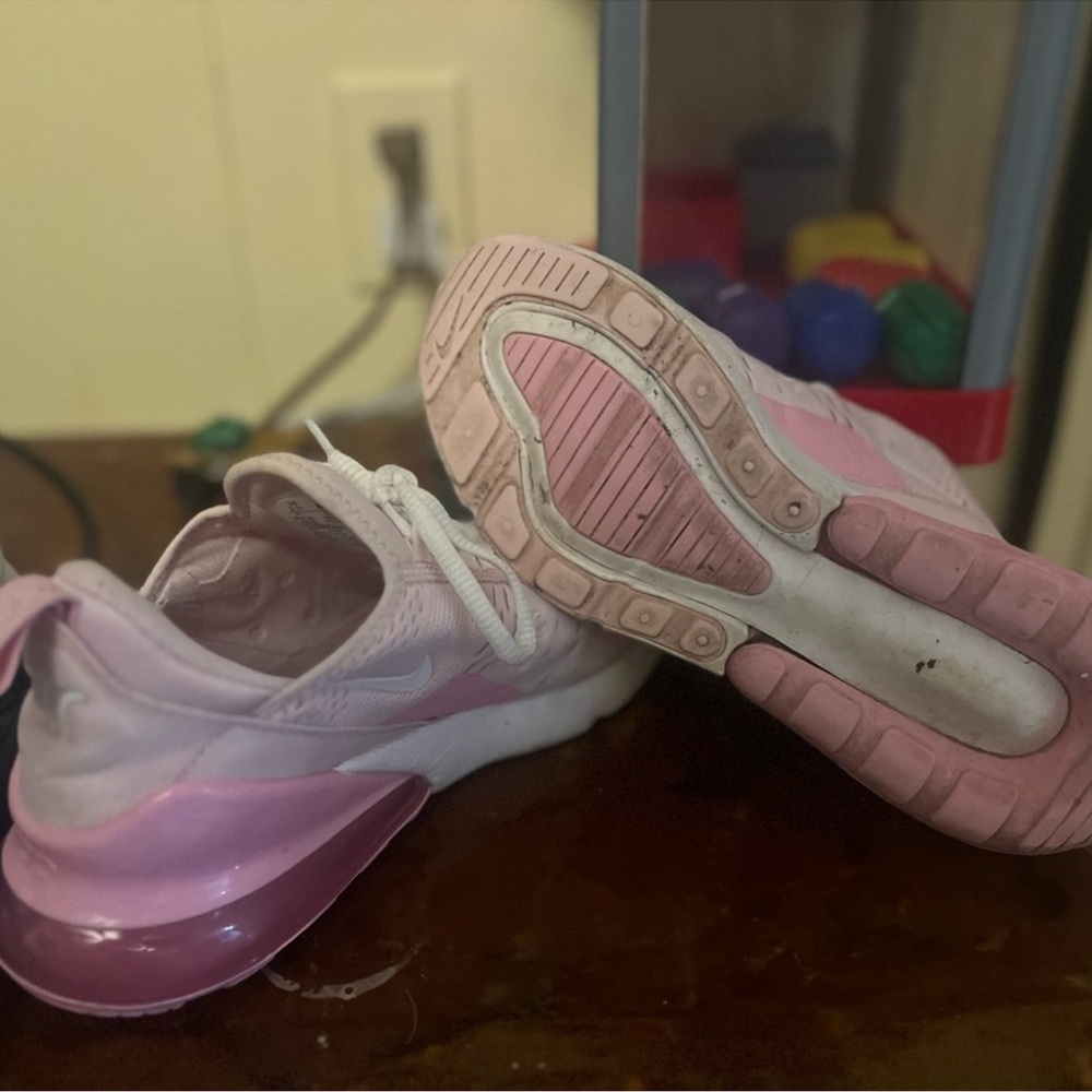 Pink and White Athletic Sneakers